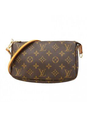 Louis Vuitton Pouch Monogram Pochette Brown